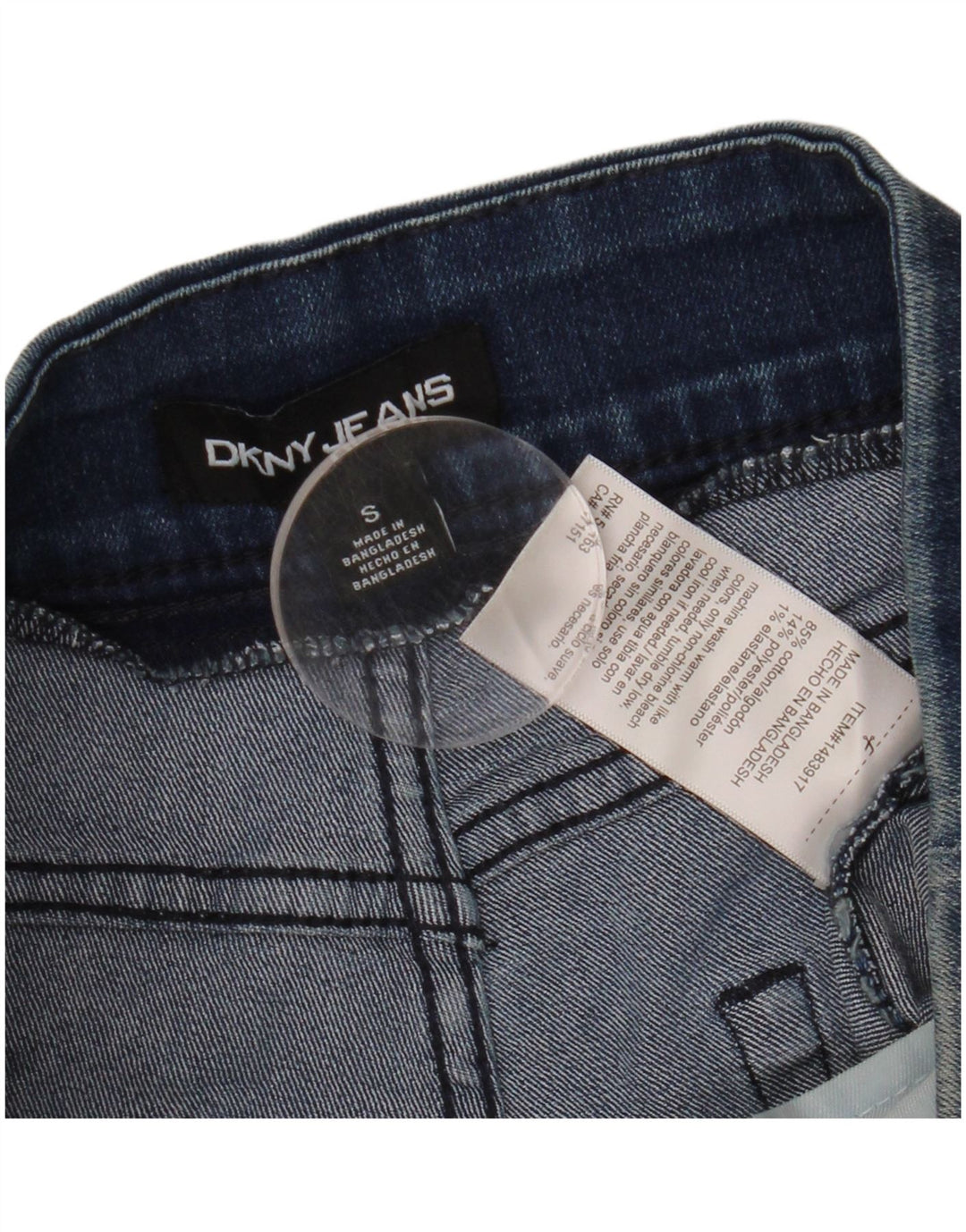DKNY Herre Denim Shorts Små W30 Blå Bomuld
