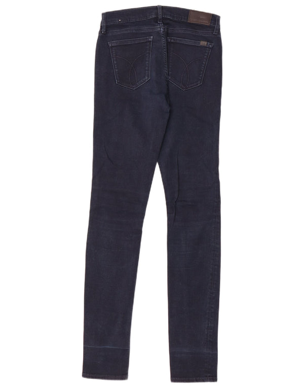 Calvin Klein Dame Mid Rise Skinny Jeans W26 L32 Blå Bomuld