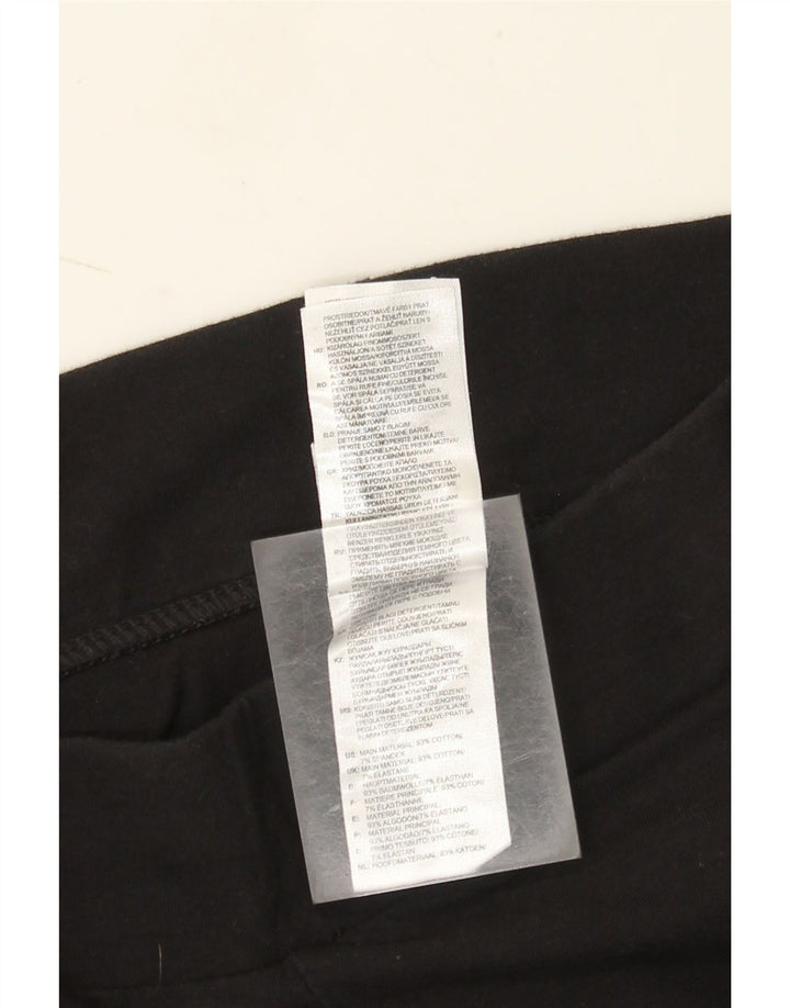 Adidas Dame Leggings UK 10 Small Black Bomuld
