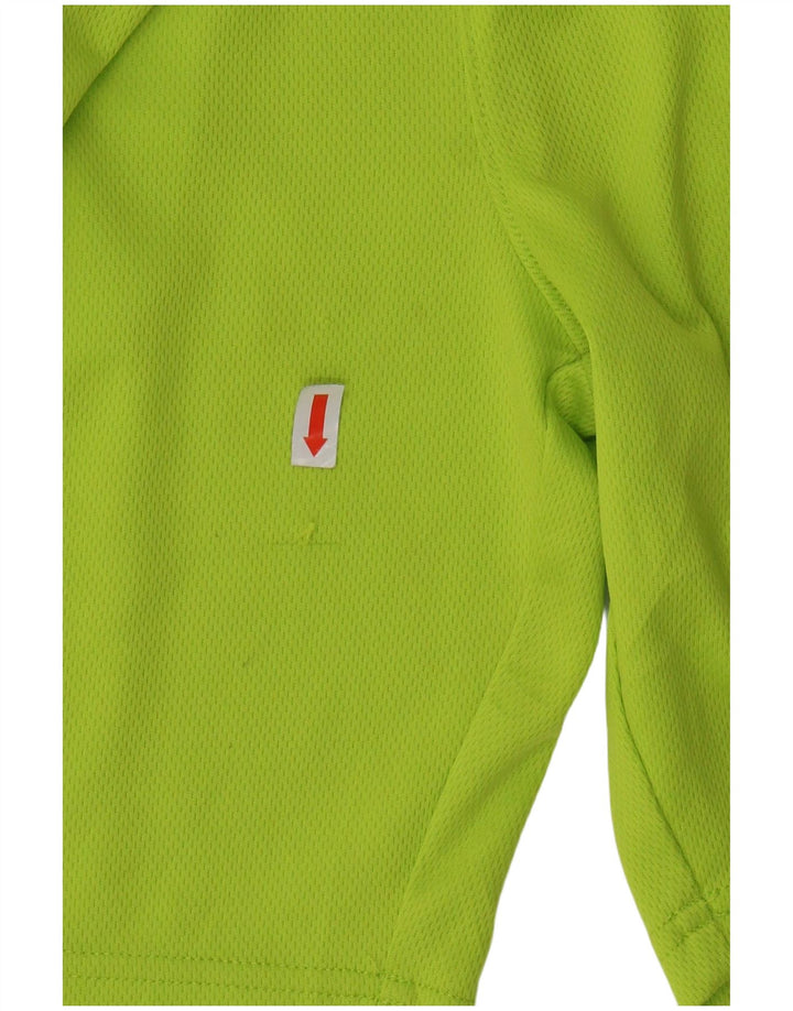 ADIDAS Boys Sport Shorts 10-11 Years Medium Green Polyester