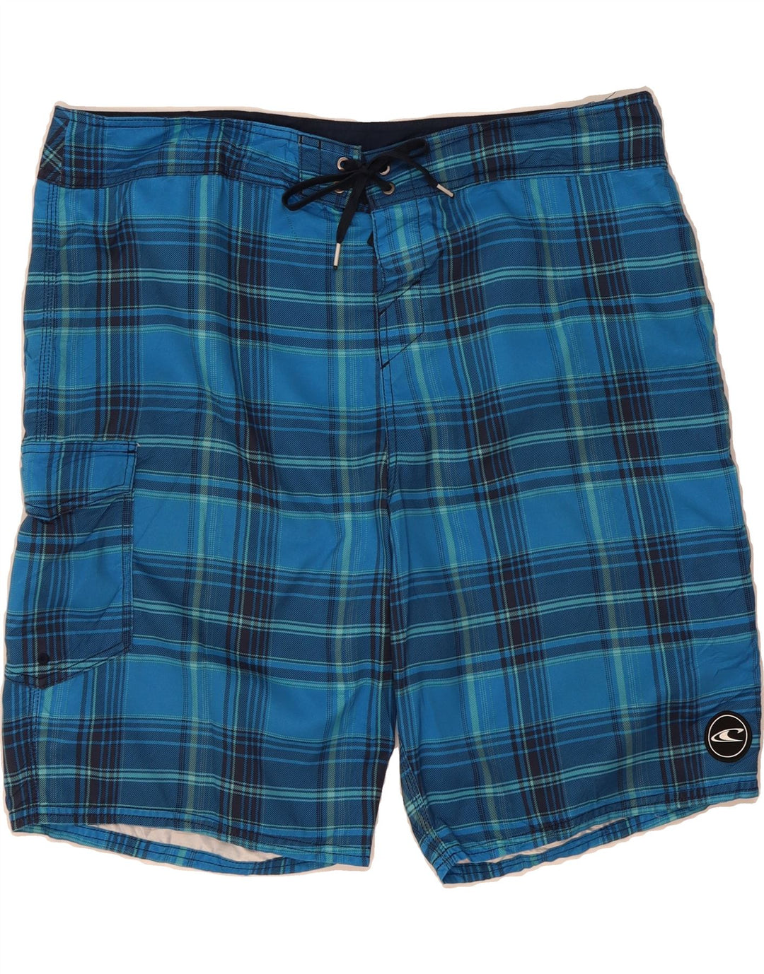 O'NEILL Mens Swimming Shorts XL  Blue Check Polyester Vintage O'Neill and Second-Hand O'Neill from Messina Hembry 