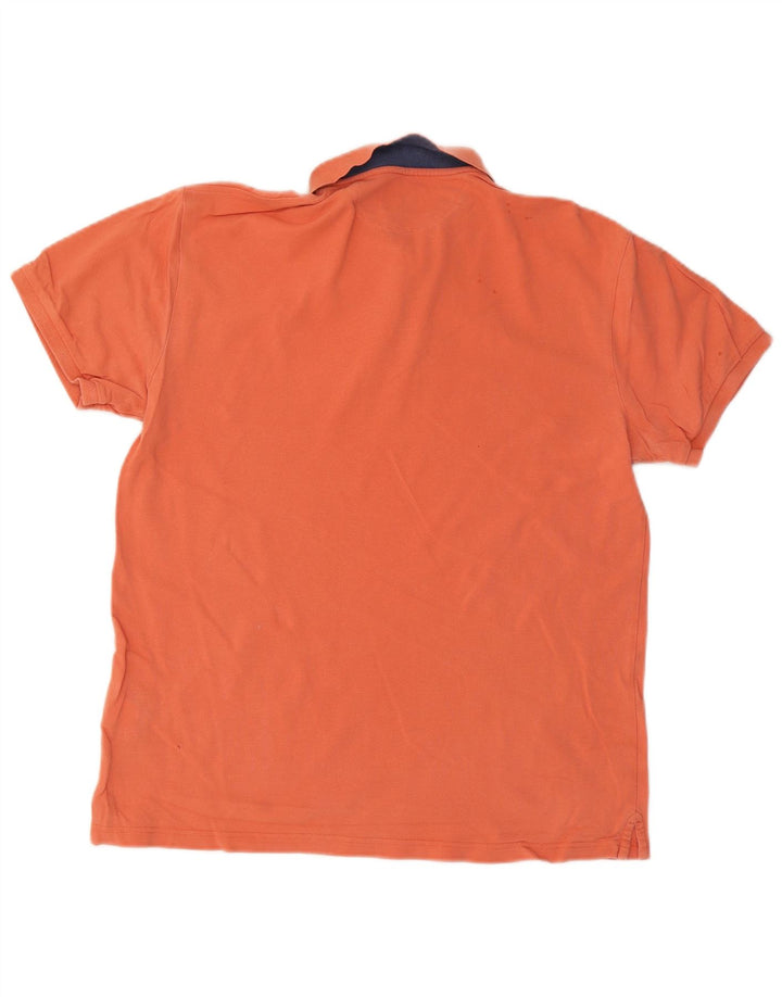 Hackett Herre Classic Fit Polo Shirt Stor Orange Bomuld
