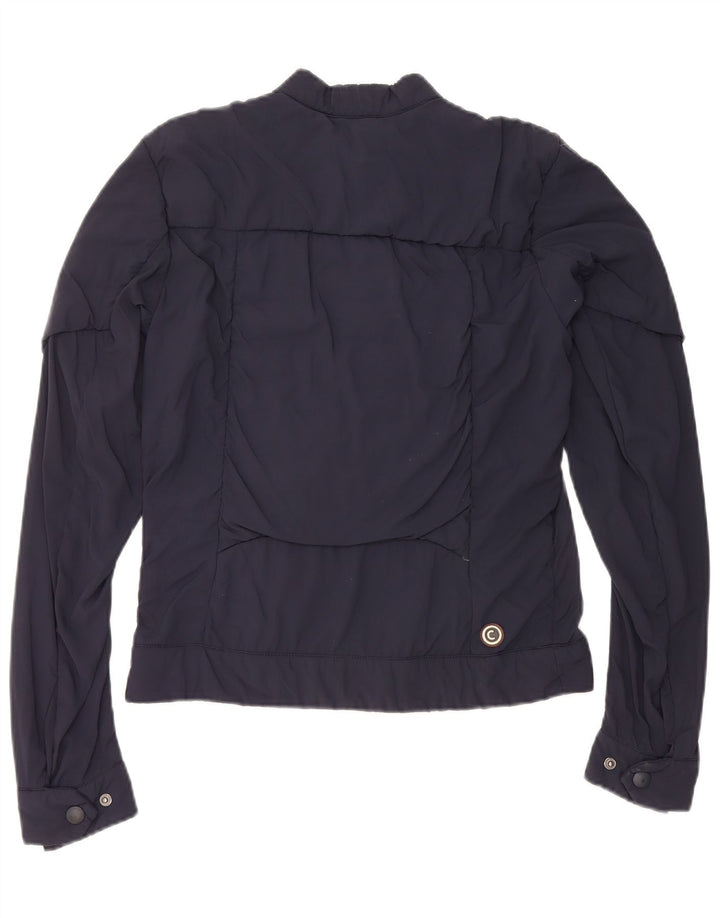 Colmar Womens Bomber Jacket IT 40 Small Navy Blue