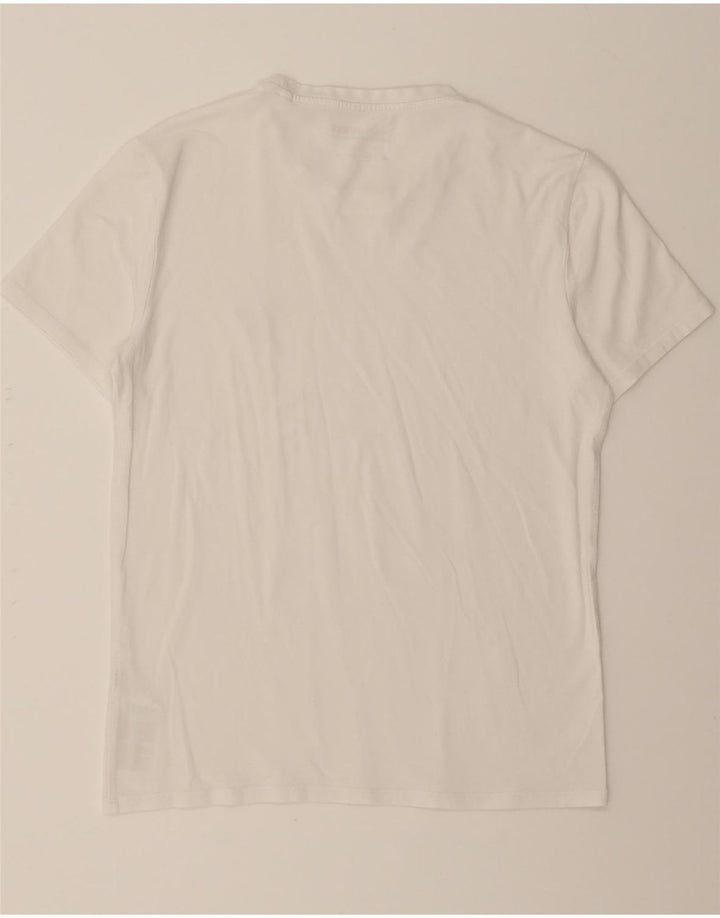 GUESS Womens T-Shirt Top UK 12 Medium White Cotton Vintage Guess and Second-Hand Guess from Messina Hembry 