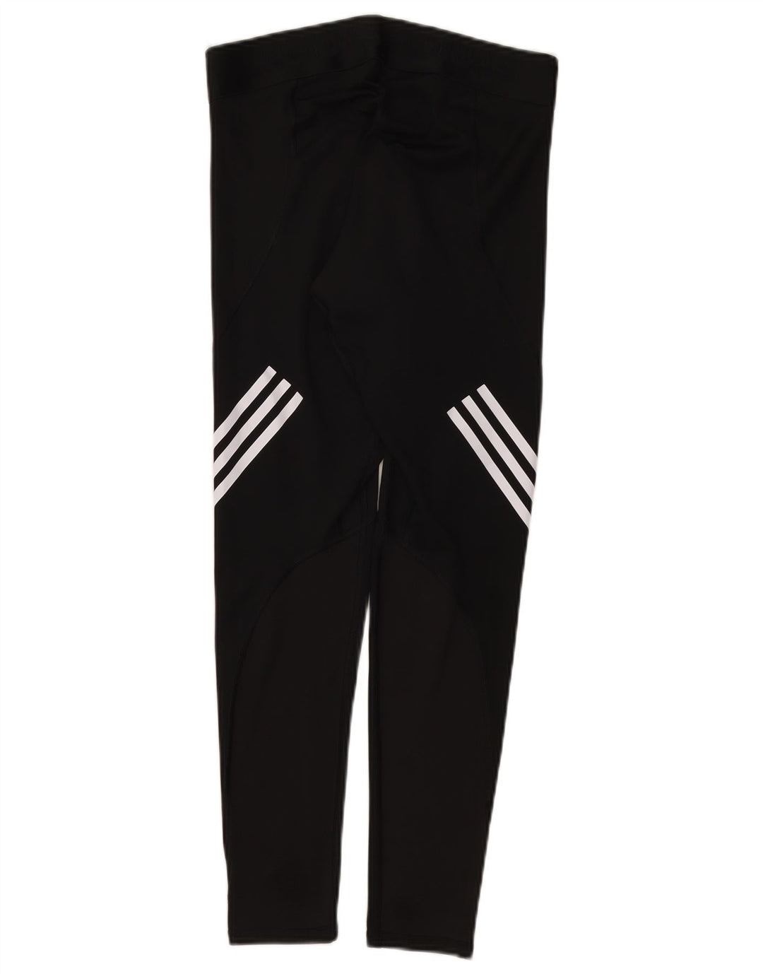 Adidas Womens Climacool Graphic Leggings UK 16 Large Black Polyester