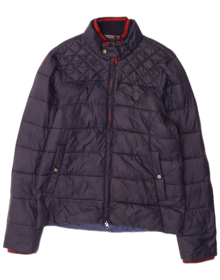 Conte of Florence Polstret jakke til mænd UK 38 Medium Navyblå polyamid