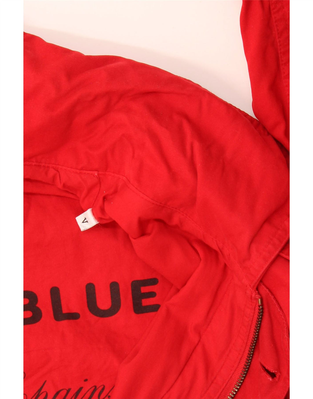 Vintage Herre Hooded Utility Jacket UK 42 XL Rød