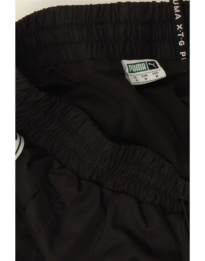 Puma Herre grafisk træningsdragt Bukser Joggers Medium Sort Colourblock