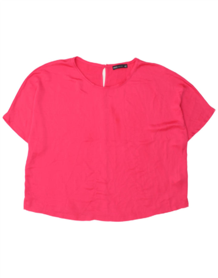 Marks & Spencer Damebluse Top UK 20 2XL Pink Polyester
