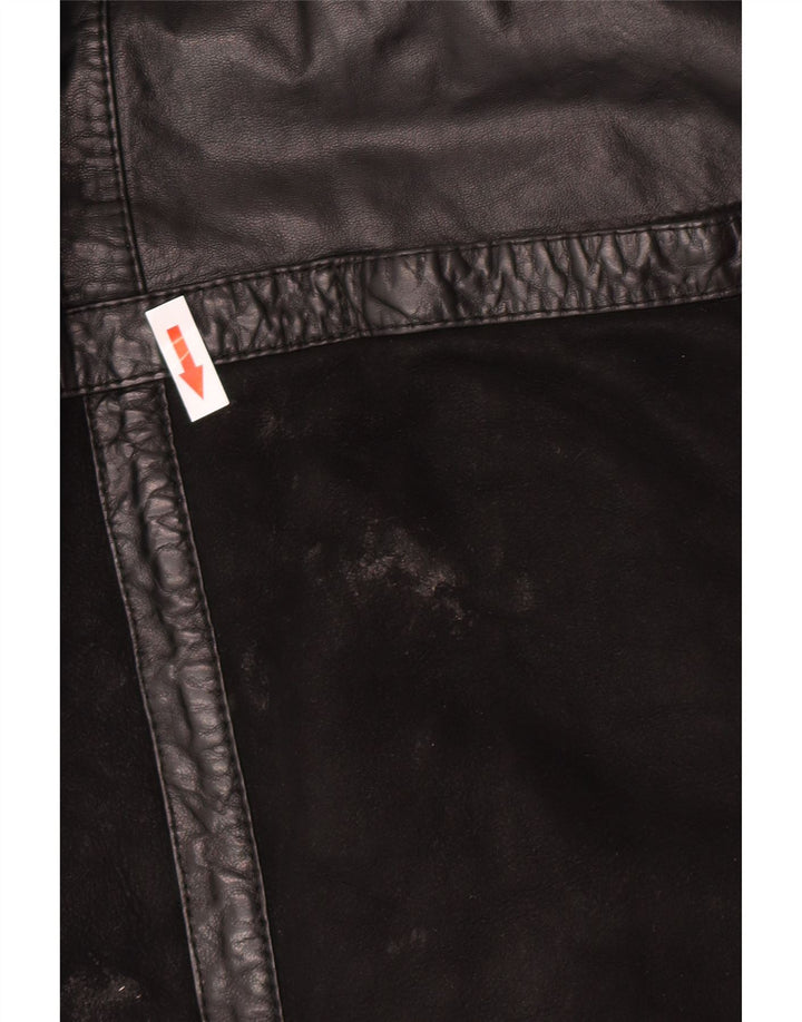 Skinni Dame Oversized Shearling Coat IT 40 Small Black Shearling