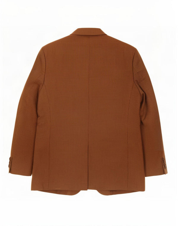 Ralph Lauren Herre 2-knaps blazerjakke UK 46 2XL Brown Houndstooth