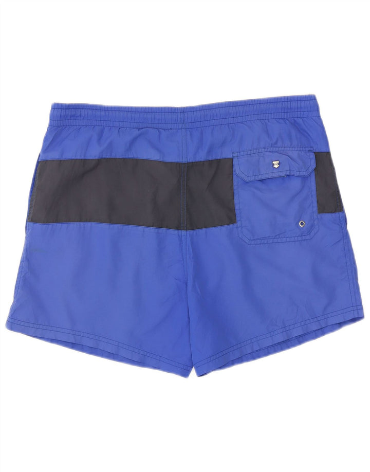 Massimo Dutti Herre badeshorts Medium Blue Colourblock
