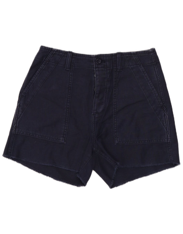 Gap Womens Chino Shorts US 4 Small W28 Navy Blue Cotton