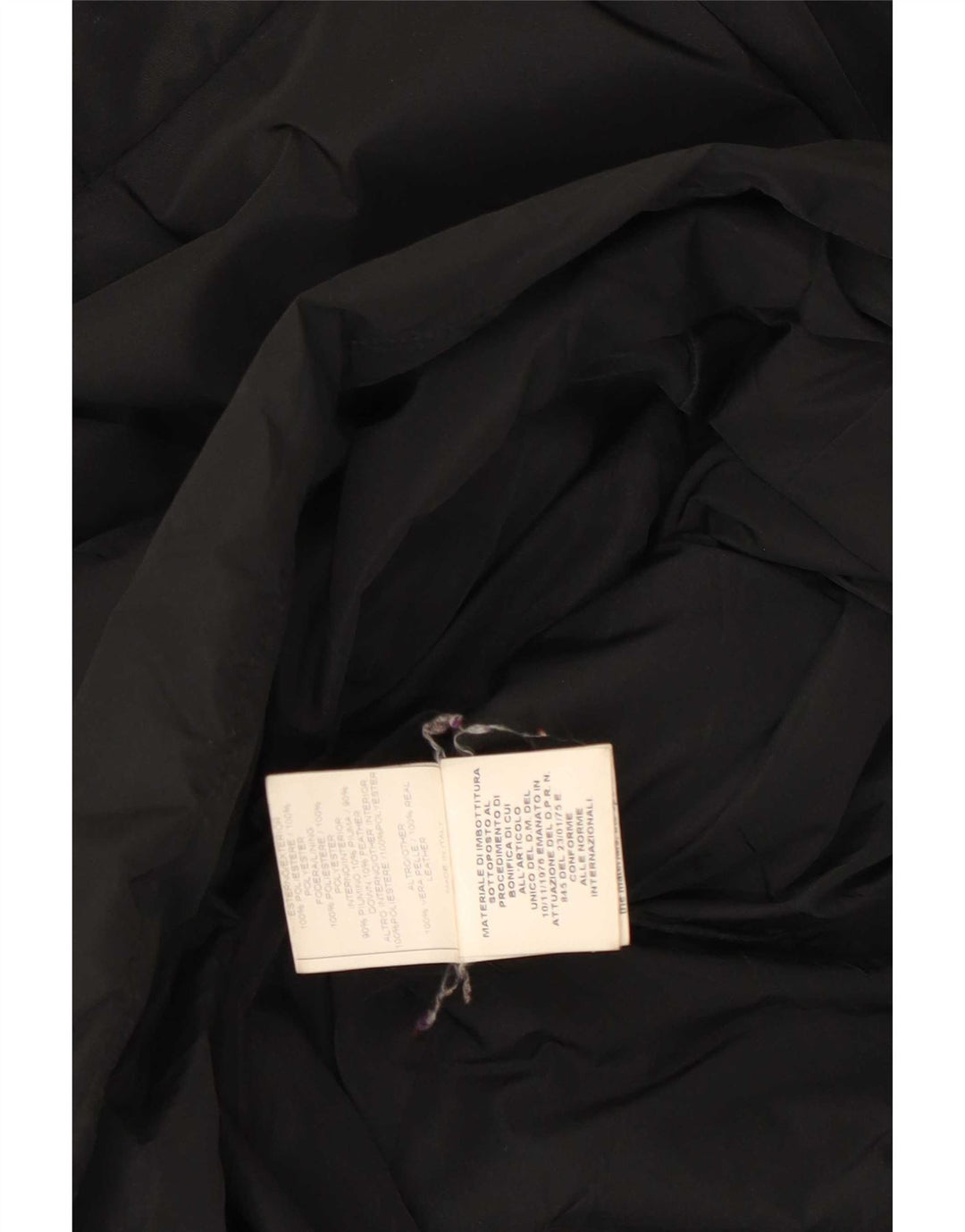 Ermanno Scervino Polstret Frakke IT 42 Medium Sort Polyester til kvinder