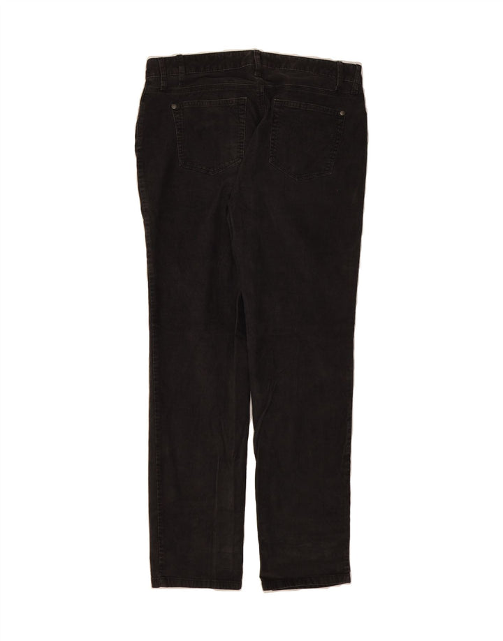 EDDIE BAUER Womens Corduroy Trousers US 10 Large W34 L31 Grey Vintage Eddie Bauer and Second-Hand Eddie Bauer from Messina Hembry 