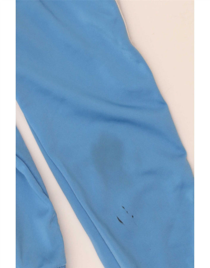 Adidas Boys Aeroready Tracksuit Topjakke 12-13 År Blå Polyester