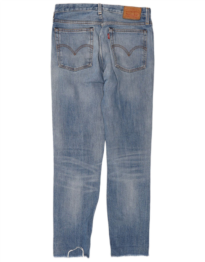 Levi's Slim Jeans til kvinder W27 L26 blå bomuld