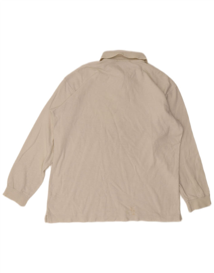 Fila Langærmet Polo Shirt til mænd US 42 Large White
