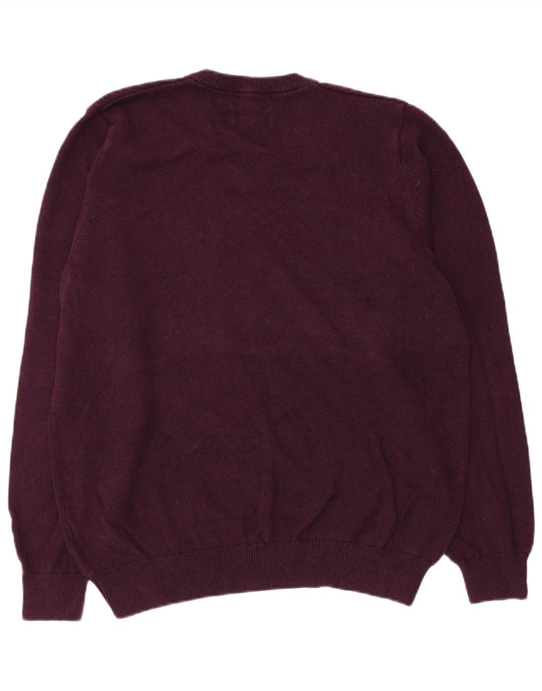 Marks & Spencer Herre V-hals sweater Stor lilla bomuld