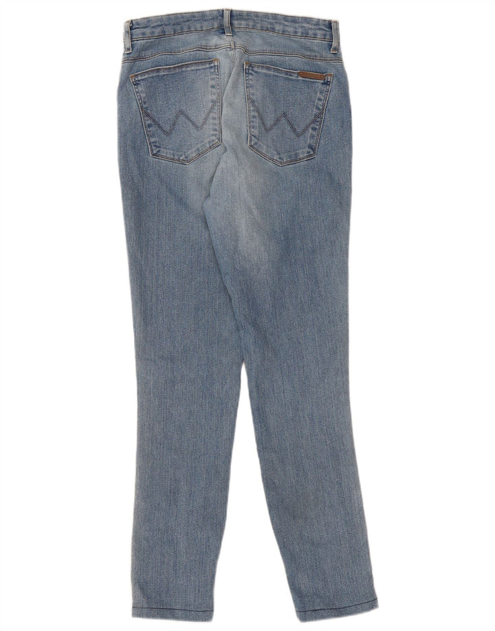 Wrangler Dame Skinny Jeans W31 L30 Blå Bomuld