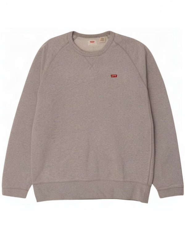 Levi's Herre sweatshirt Jumper Medium Grey Bomuld
