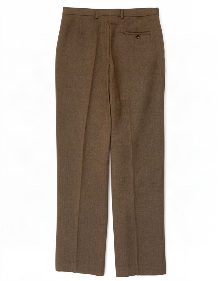 Marks & Spencer Herre Regular Fit Suit Bukser W32 L31 Beige Uld