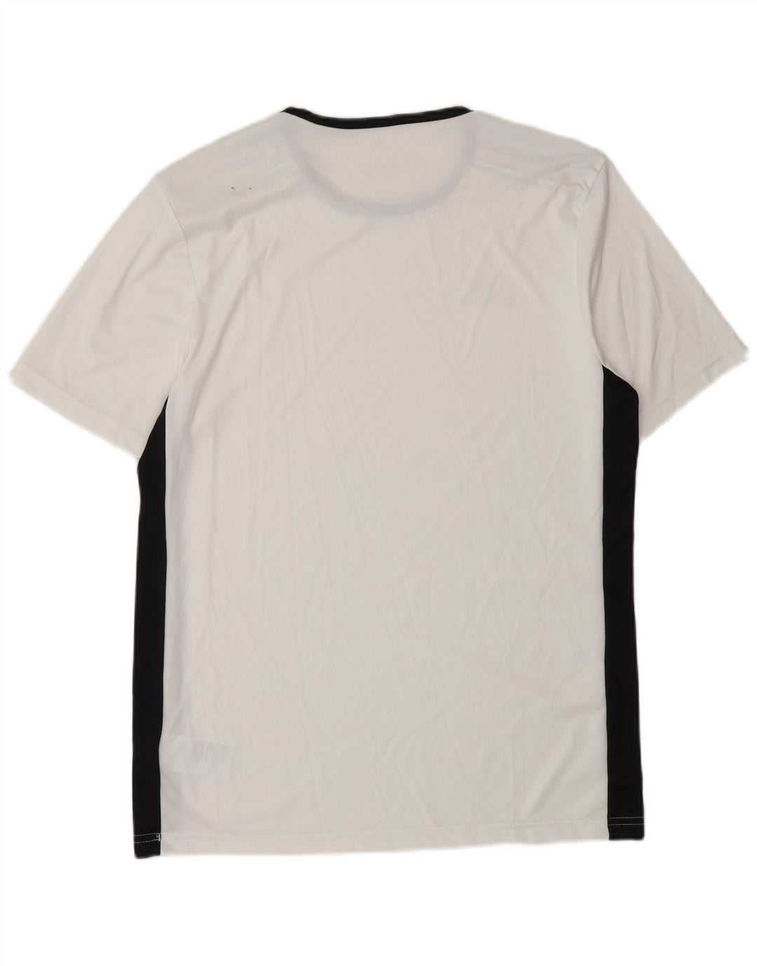 Adidas Herre Aeroready T-Shirt Top Medium White Colourblock Polyester