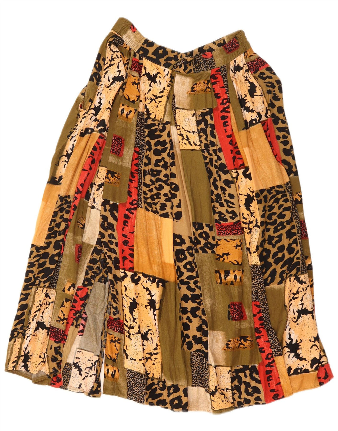 Yessica Womens Flared Skirt EU 40 Medium W28 Flerfarvet Patchwork