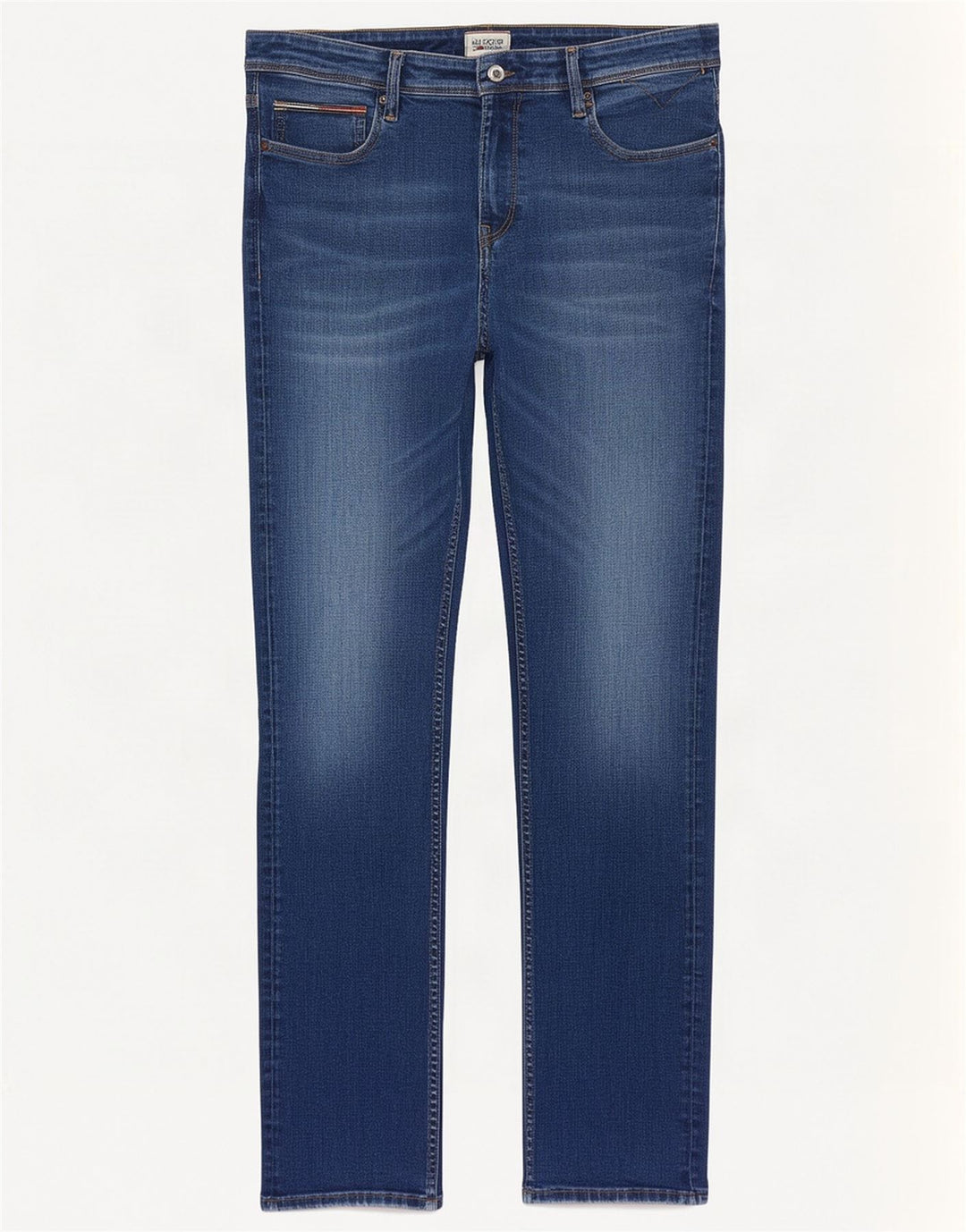 Tommy Hilfiger Dame Slim Jeans W34 L32 Blå Bomuld