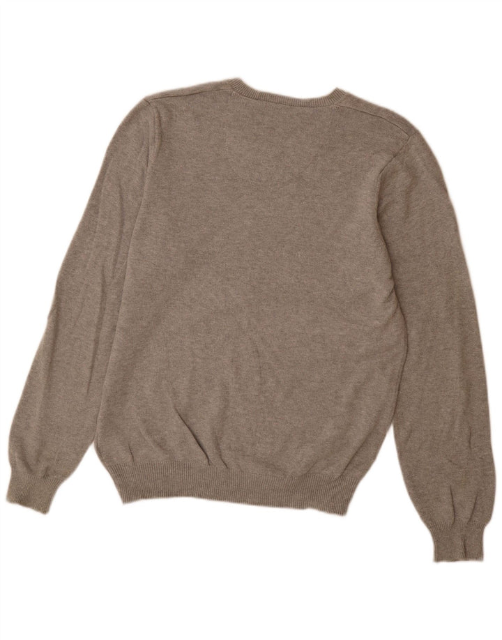 Marks & Spencer Herre Blue Harbor V-hals sweater lille grå flækket