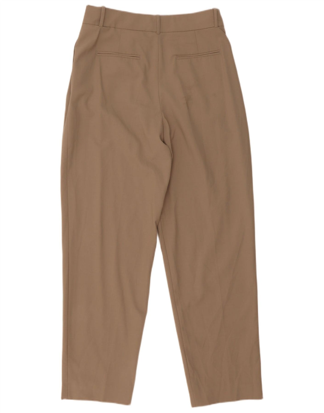 Zara koniske jakkesætbukser til kvinder Medium W28 L30 Beige Polyester