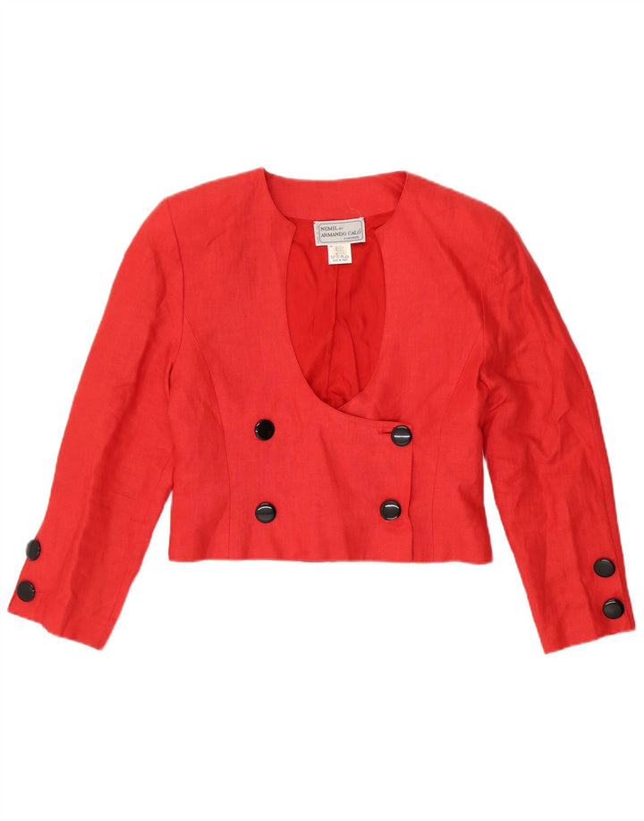 ARMANDO CALO Dame Cami Top IT 46 Large Red Flax