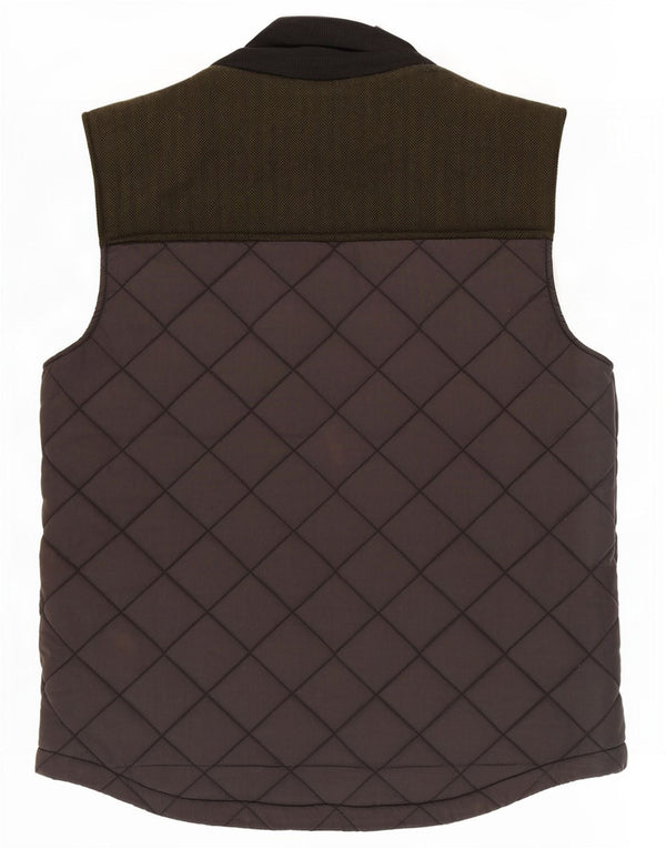 Jack Wills Mens Quilted Gilet UK 36 Small Grey