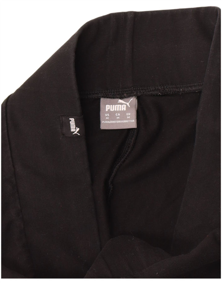 Puma Grafiske Leggings til kvinder UK 12 Medium Sort
