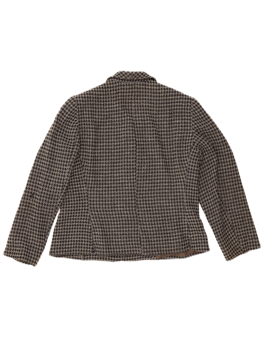Emanuel Ungaro Dame 5-knaps blazerjakke IT 50 XL Sort Houndstooth