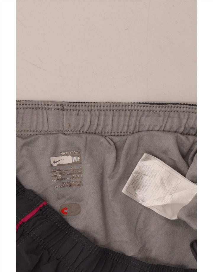 NIKE Womens Sport Shorts UK 12/14 Medium  Grey Vintage Nike and Second-Hand Nike from Messina Hembry 