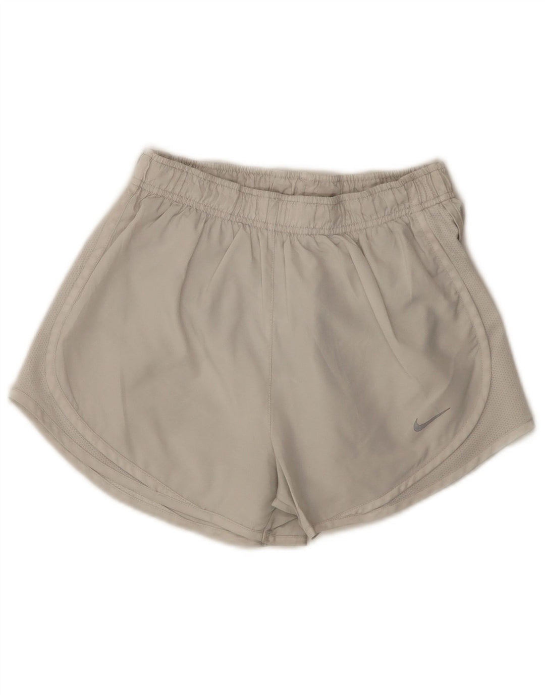 Nike Dame Dri Fit Sport Shorts UK 10 Small Grå