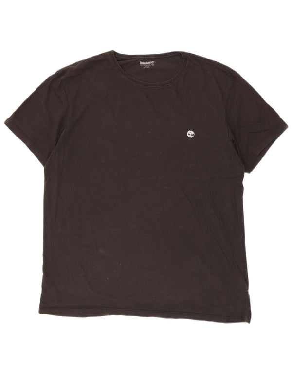 Timberland Herre Slim Fit T-Shirt Top XL Sort Bomuld