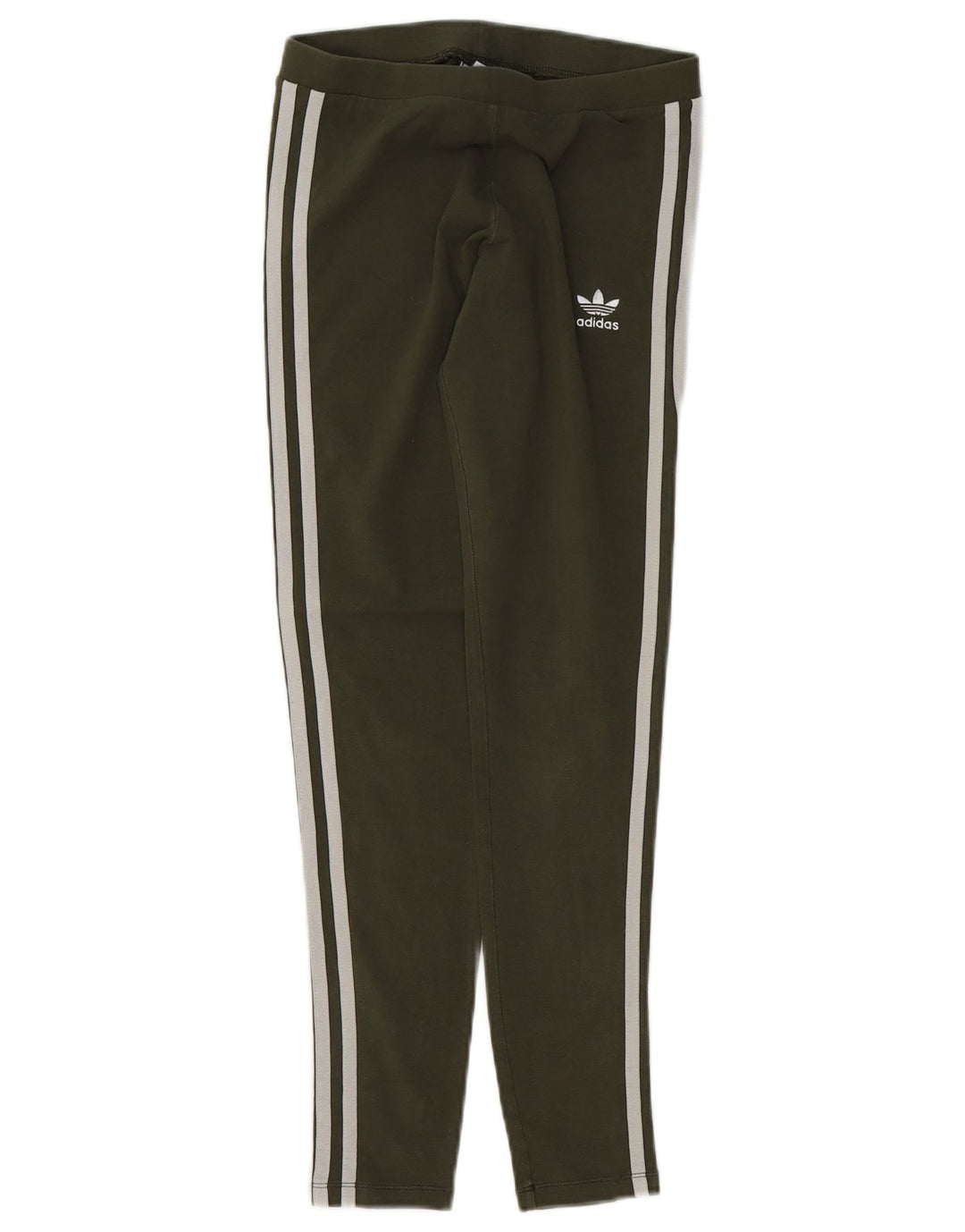 Adidas Dame Leggings UK 8 Small Khaki Cotton