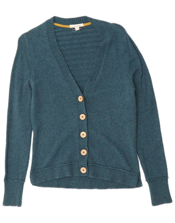 White Stuff Womens Cardigan Sweater UK 10 Small Green Nylon