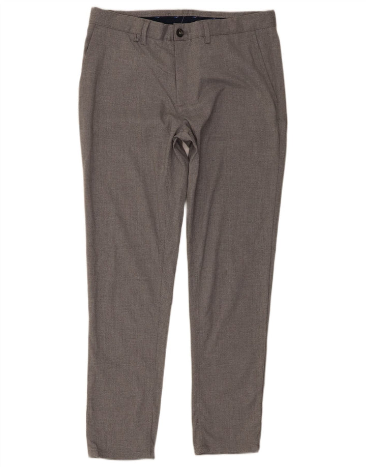 Zara Herre Slim Chino Bukser EU 40 Medium W31 L28 Grå
