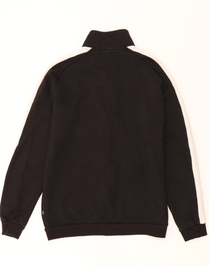 PUMA Mens Tracksuit Top Jacket Medium Black Colourblock Cotton Vintage Puma and Second-Hand Puma from Messina Hembry 