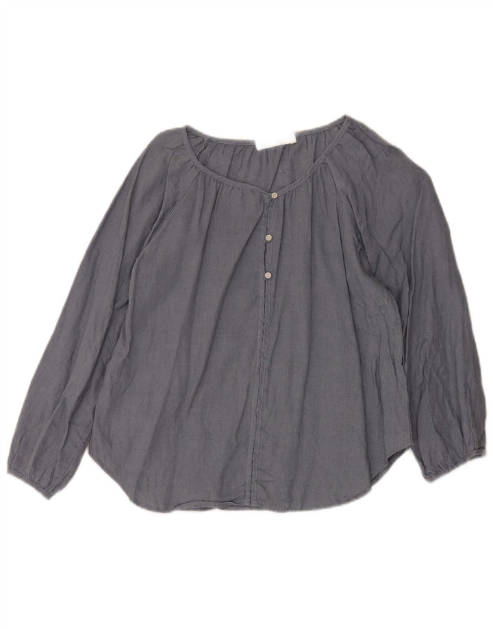 ZARA Pigeskjortebluse 9-10 år Grå hør