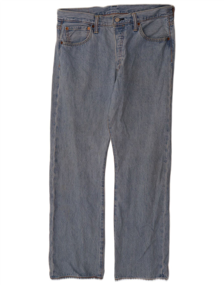Levi's Straight Jeans til mænd W34 L30 blå bomuld