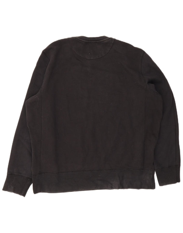 Nike grafisk sweatshirt til mænd UK 46/48 XL sort bomuld