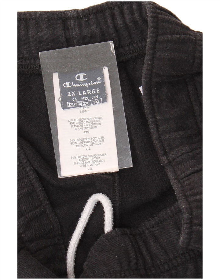 Champion Womens træningsdragt bukser 2XL sort bomuld