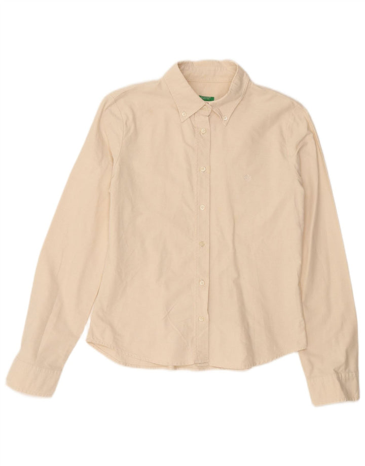 Benetton Dameskjorte UK 12 Medium White