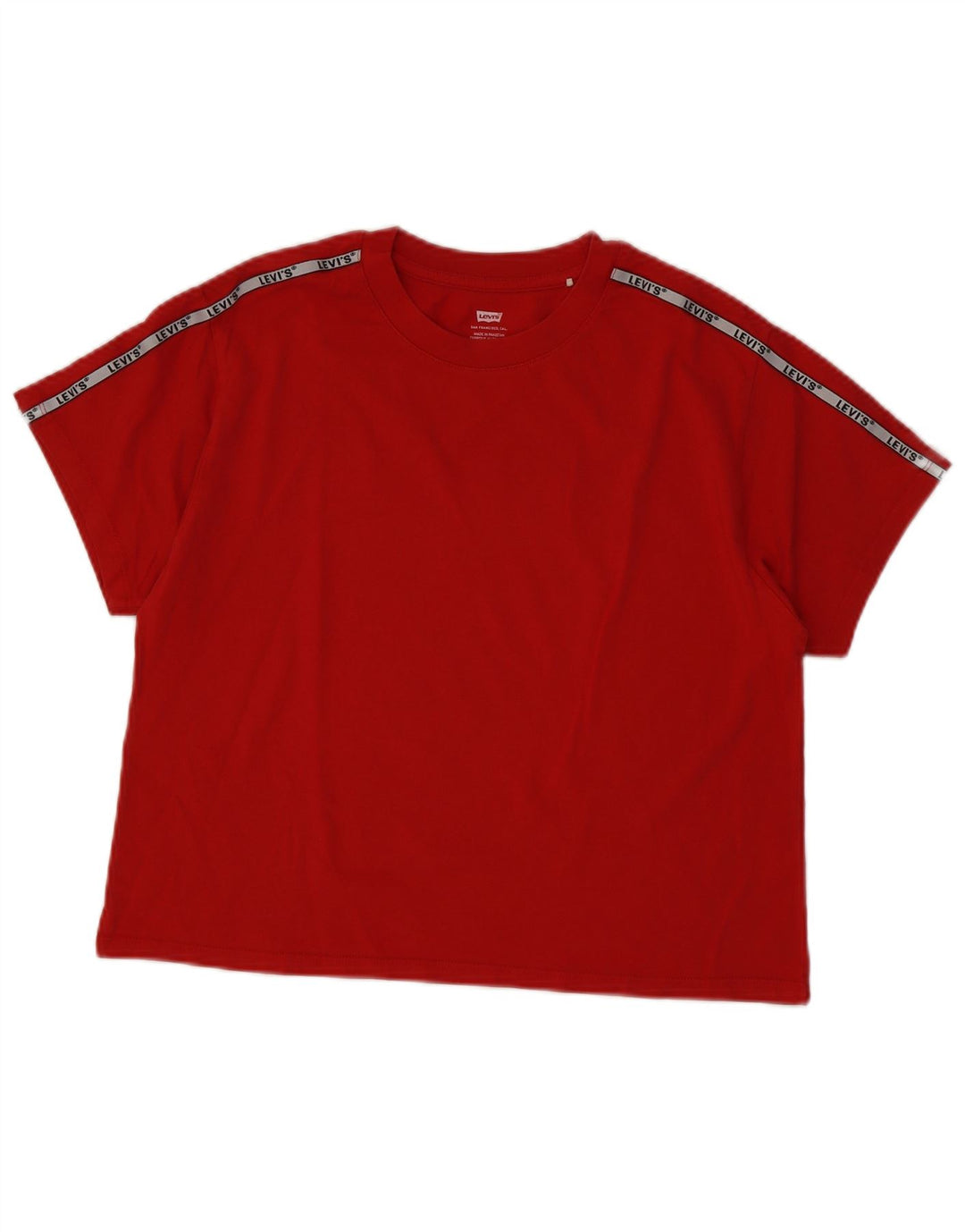 Levi's Grafisk T-shirt top til kvinder DK 12 Medium Rød