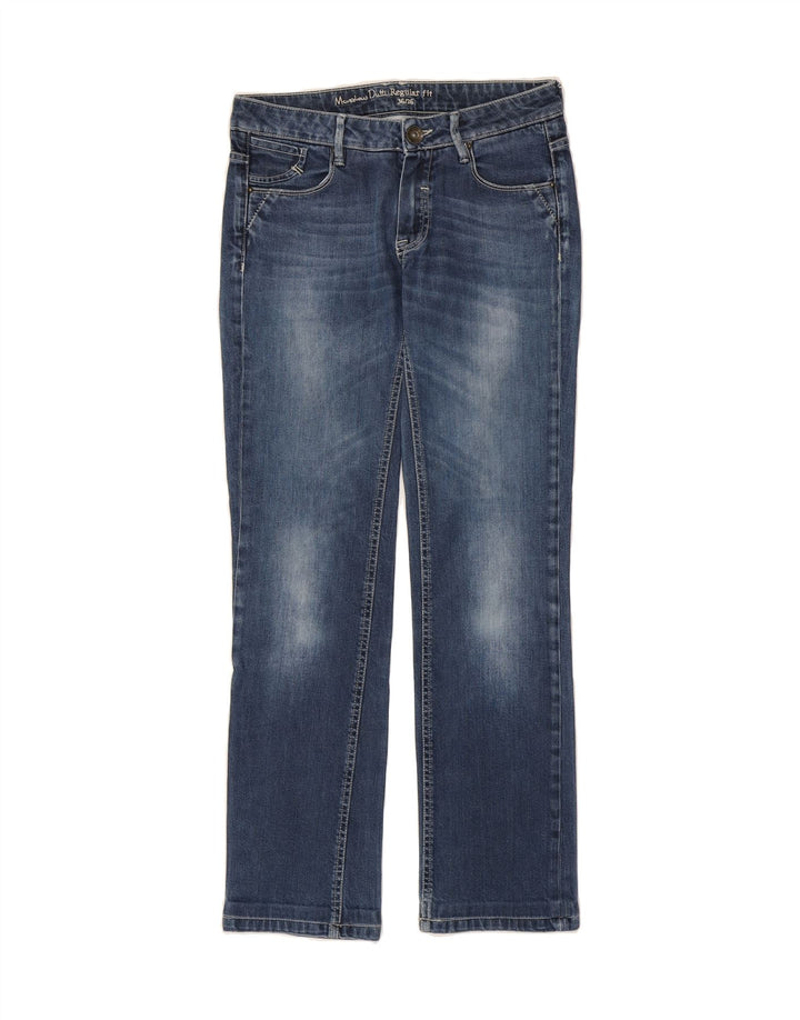 MASSIMO DUTTI Womens Regular Fit Straight Jeans EU 36 XS W26 L30 Blue Vintage Massimo Dutti and Second-Hand Massimo Dutti from Messina Hembry 
