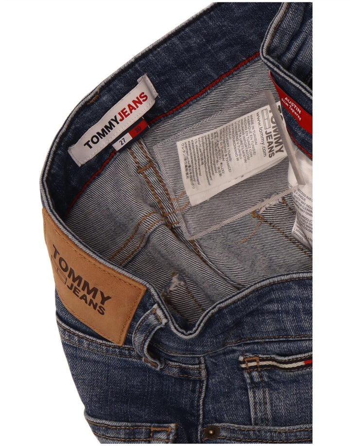 Tommy Hilfiger Herre Slim Jeans W27 L30 Blå Bomuld